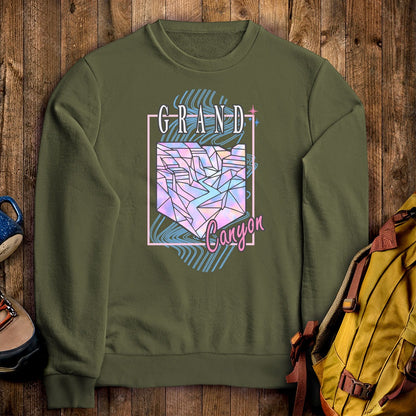 Grand Canyon Retro 80's Crewneck Sweatshirt