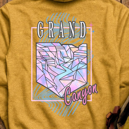 Grand Canyon Retro 80's Hoodie