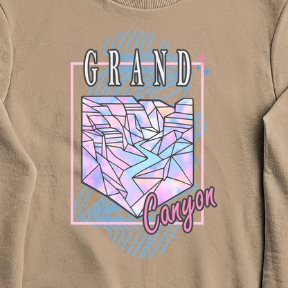 Grand Canyon Retro 80's Crewneck Sweatshirt