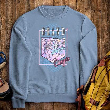 Grand Canyon Retro 80's Crewneck Sweatshirt