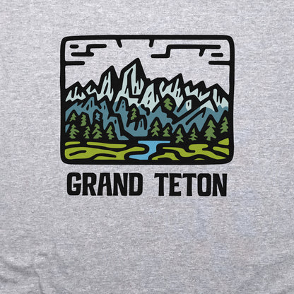 Grand Teton National Park Crewneck Sweatshirt Adventure and Outdoors Themed Sweatshirt