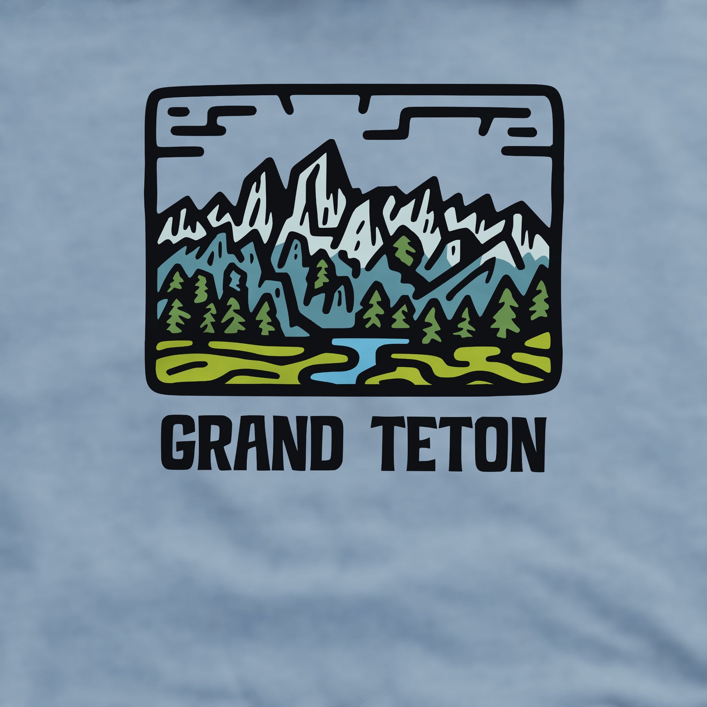 Grand Teton National Park Crewneck Sweatshirt Adventure and Outdoors Themed Sweatshirt