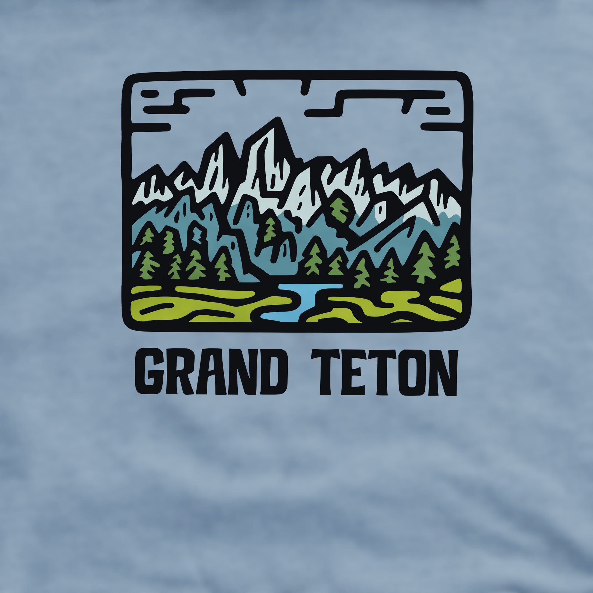 Grand Teton National Park Crewneck Sweatshirt Adventure and Outdoors Themed Sweatshirt