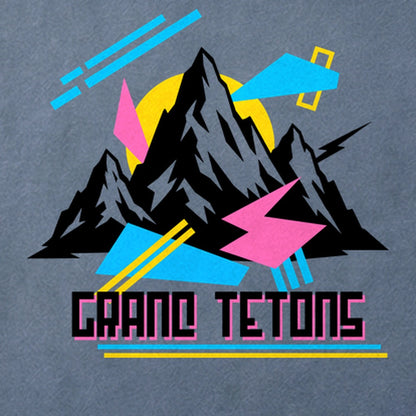 Grand Tetons Retro 90's Cotton T-Shirt