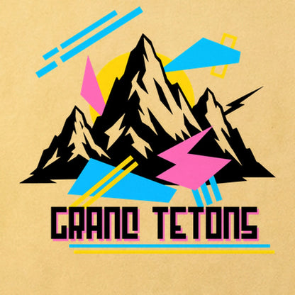 Grand Tetons Retro 90's Cotton T-Shirt