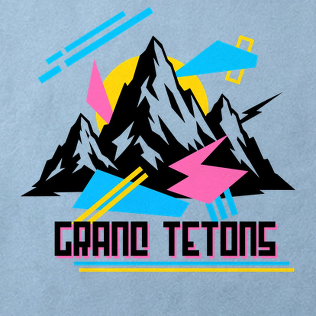 Grand Tetons Retro 90's Cotton T-Shirt