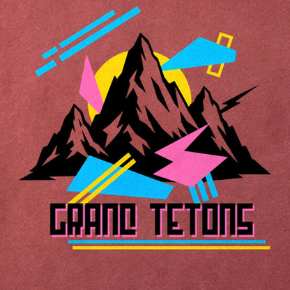 Grand Tetons Retro 90's Cotton T-Shirt