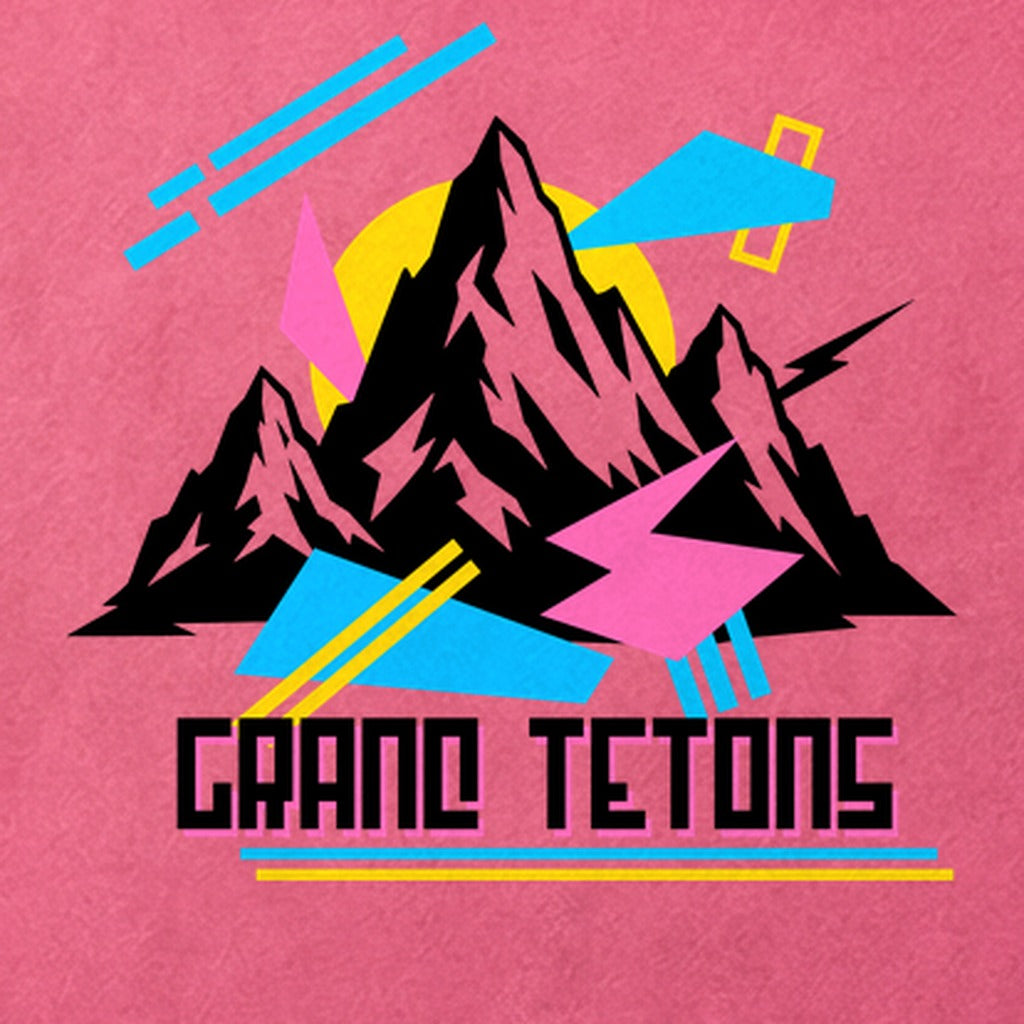 Grand Tetons Retro 90's Cotton T-Shirt