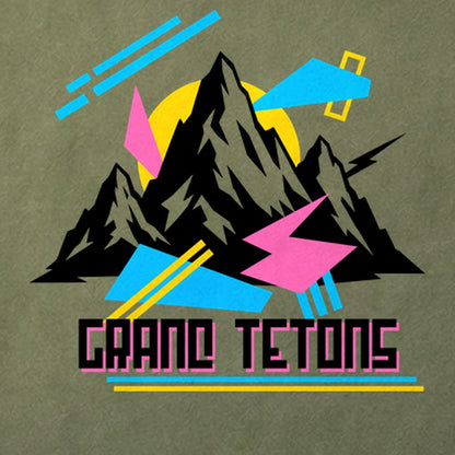 Grand Tetons Retro 90's Cotton T-Shirt