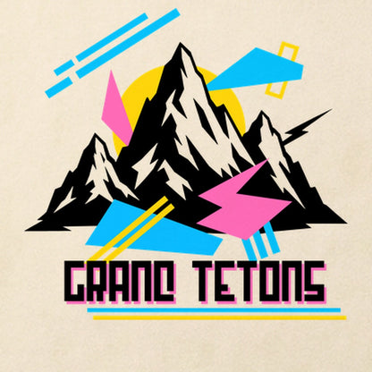 Grand Tetons Retro 90's Cotton T-Shirt