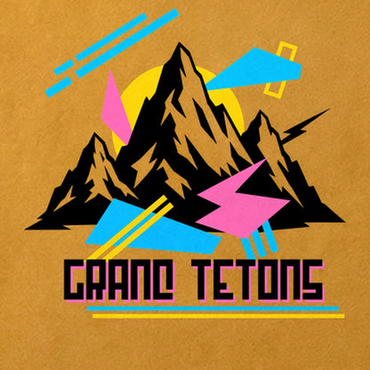 Grand Tetons Retro 90's Cotton T-Shirt