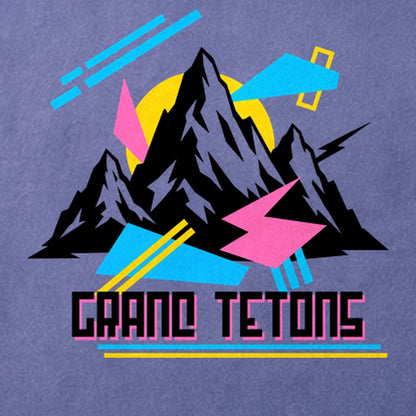 Grand Tetons Retro 90's Cotton T-Shirt