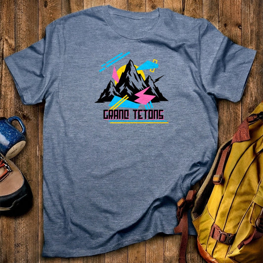 Grand Tetons Retro 90's T-Shirt