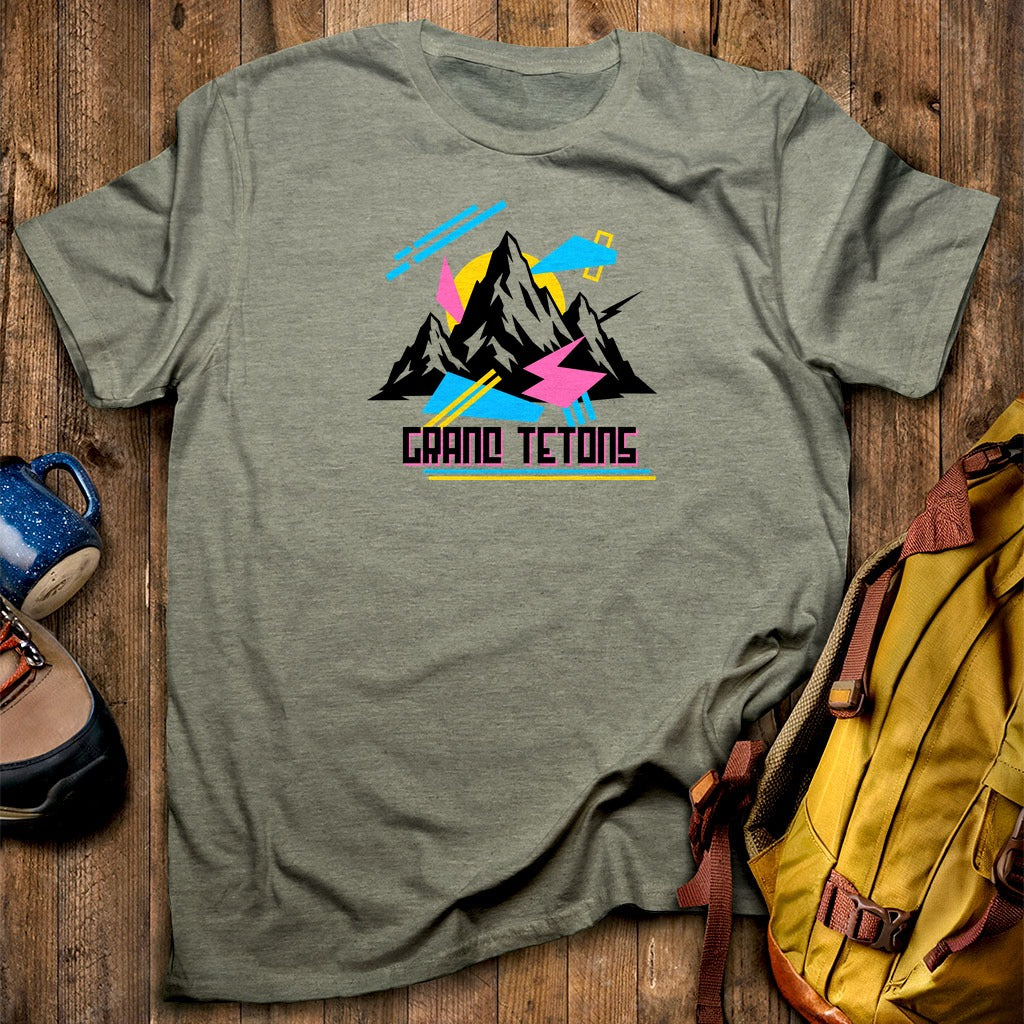 Grand Tetons Retro 90's T-Shirt