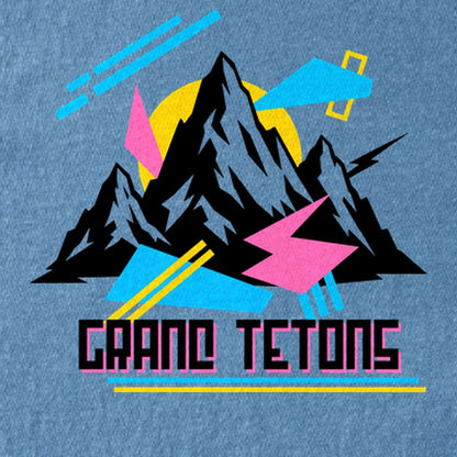 Grand Tetons Retro 90's Kids Cotton T-Shirt