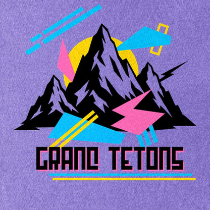 Grand Tetons Retro 90's Kids Cotton T-Shirt
