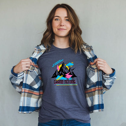Grand Tetons Retro 90's T-Shirt