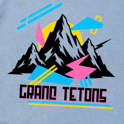 Grand Tetons Retro 90's Premium Long Sleeve