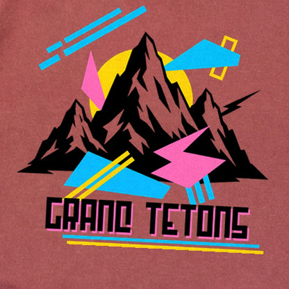 Grand Tetons Retro 90's Premium Long Sleeve