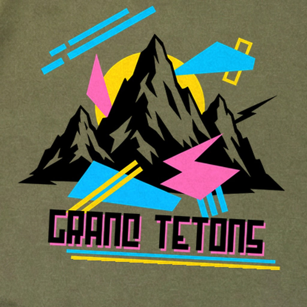 Grand Tetons Retro 90's Premium Long Sleeve