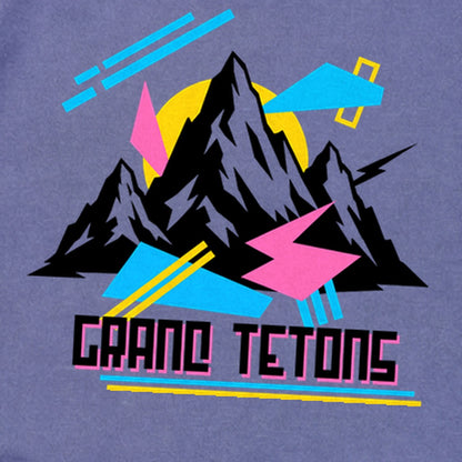Grand Tetons Retro 90's Premium Long Sleeve