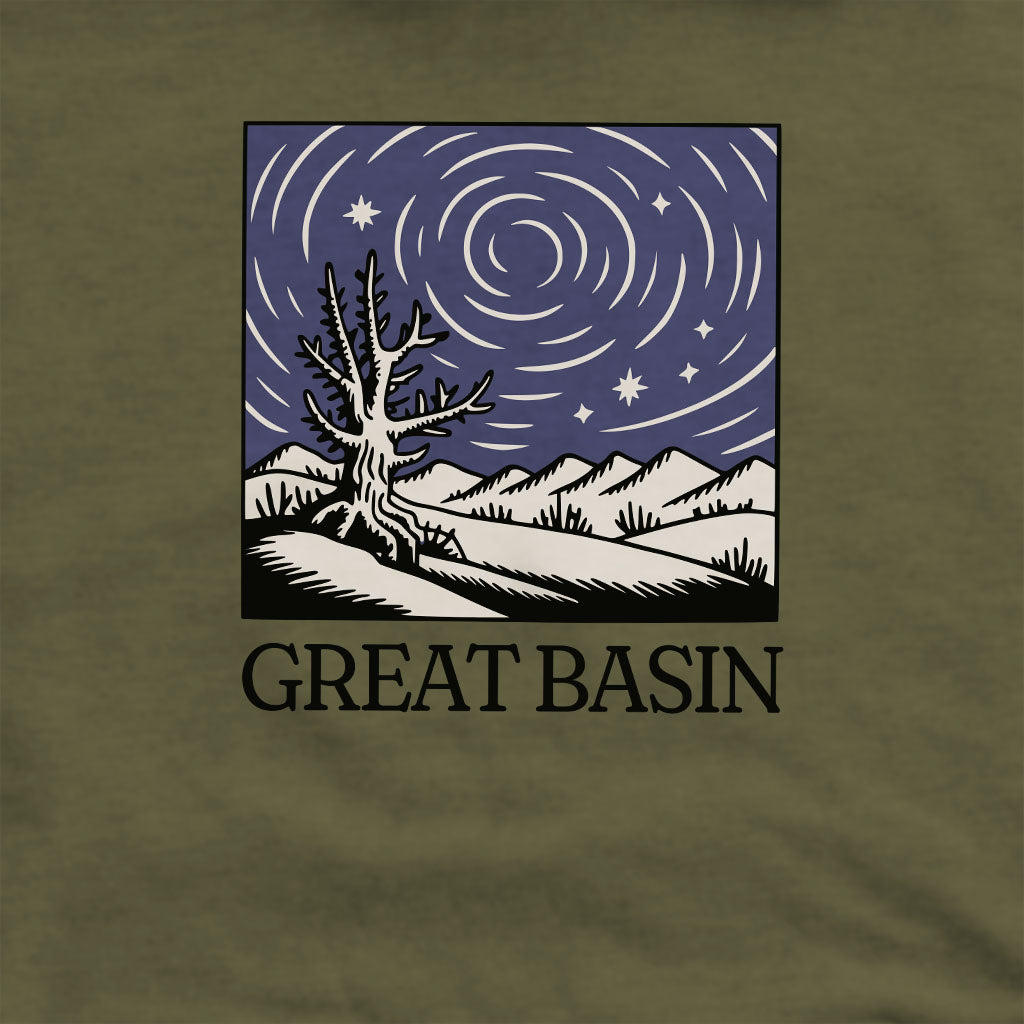 Great Basin National Park at Night Crewneck Sweatshirt