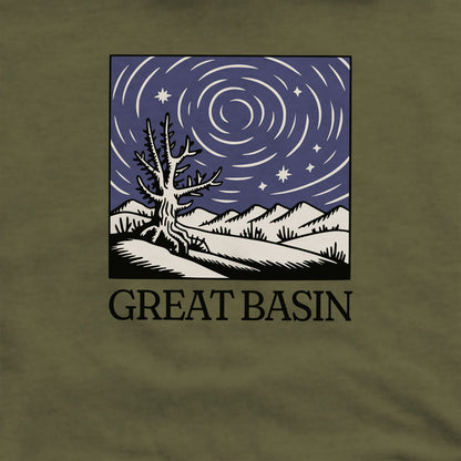 Great Basin National Park at Night Crewneck Sweatshirt