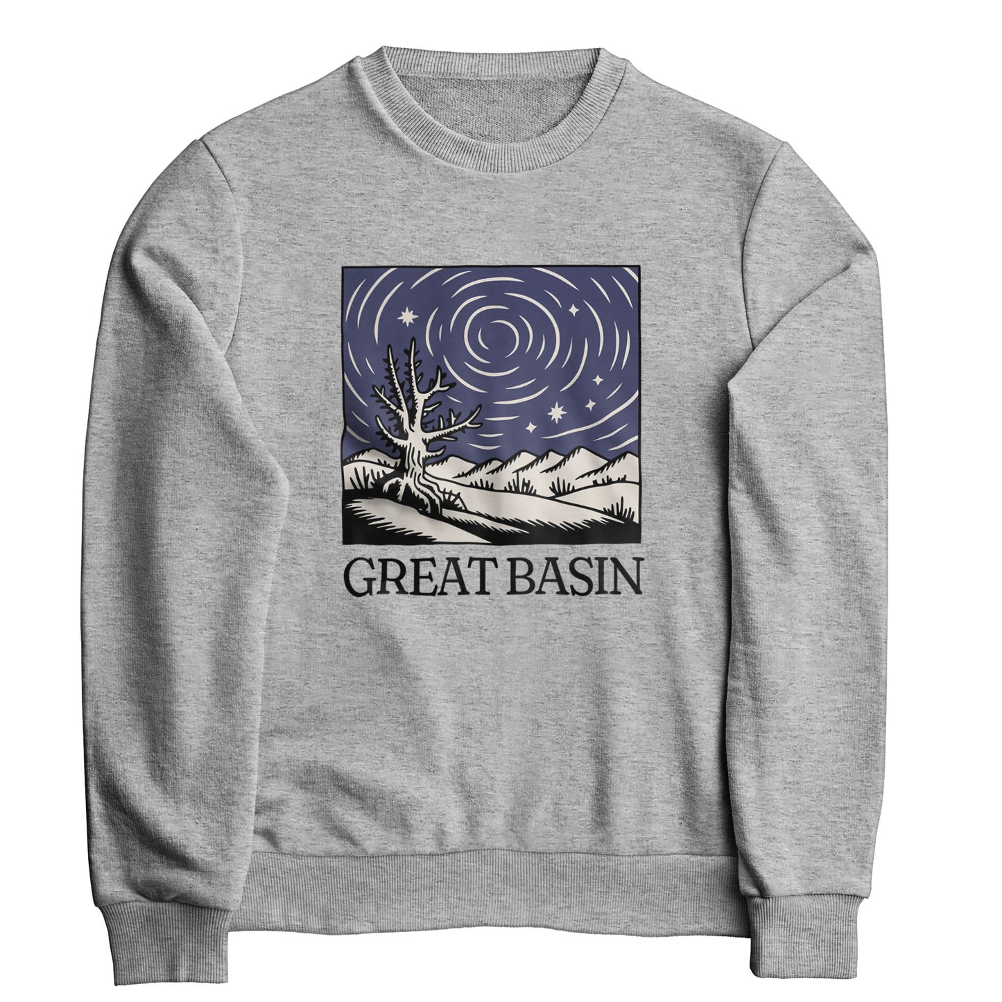 Great Basin National Park at Night Crewneck Sweatshirt