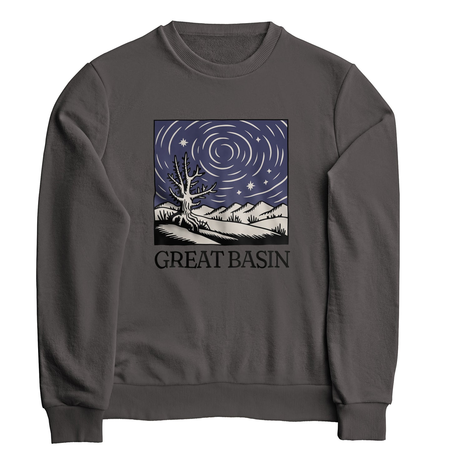 Great Basin National Park at Night Crewneck Sweatshirt