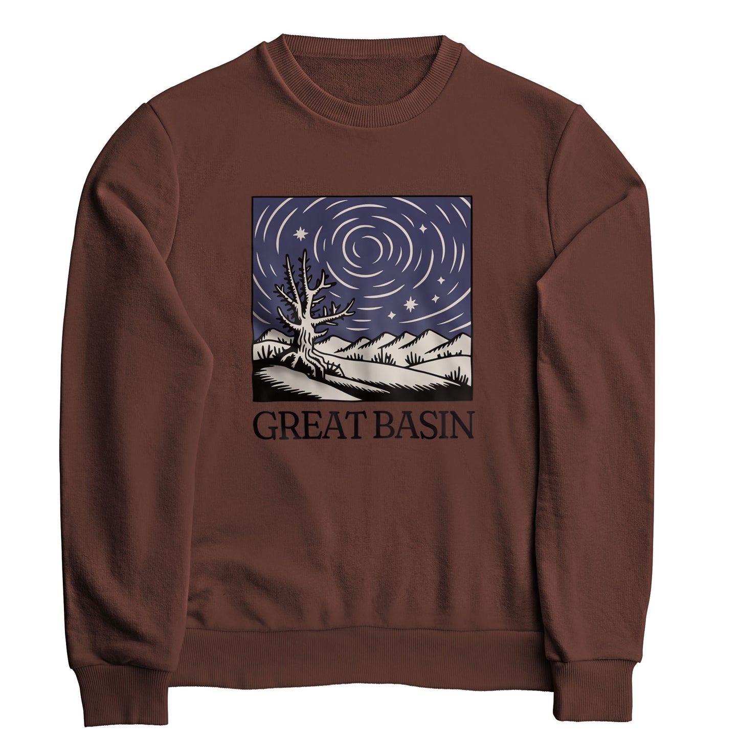 Great Basin National Park at Night Crewneck Sweatshirt