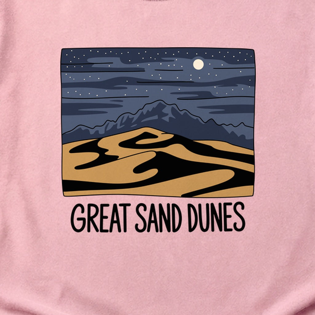 Great Sand Dunes at Night Cotton T-Shirt