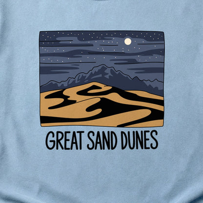 Great Sand Dunes at Night Cotton T-Shirt