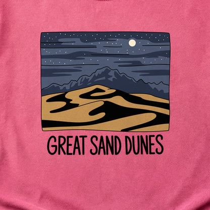 Great Sand Dunes at Night Cotton T-Shirt