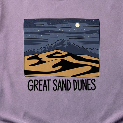 Great Sand Dunes at Night Cotton T-Shirt