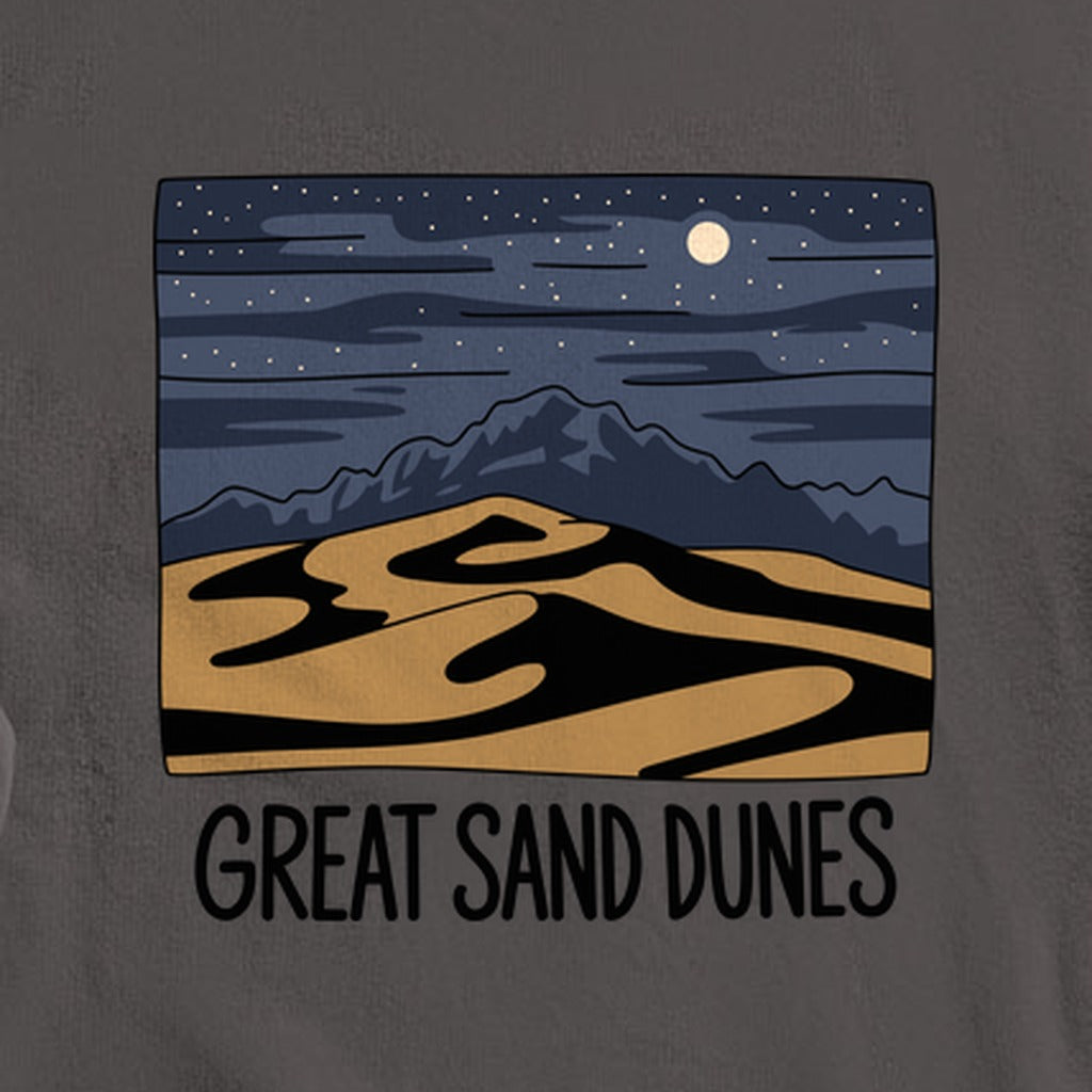 Great Sand Dunes at Night Crewneck Sweatshirt