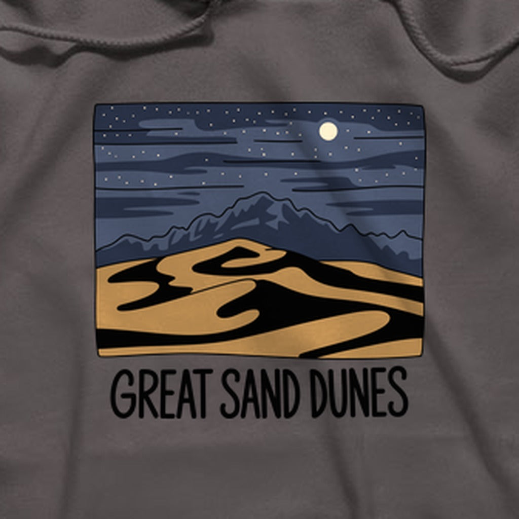 Great Sand Dunes at Night Hoodie