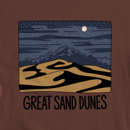 Great Sand Dunes at Night Crewneck Sweatshirt