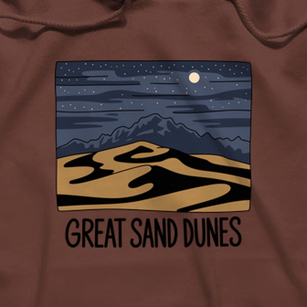 Great Sand Dunes at Night Hoodie