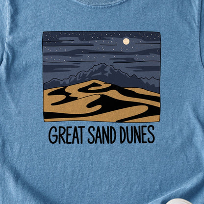 Great Sand Dunes at Night Kids Cotton T-Shirt