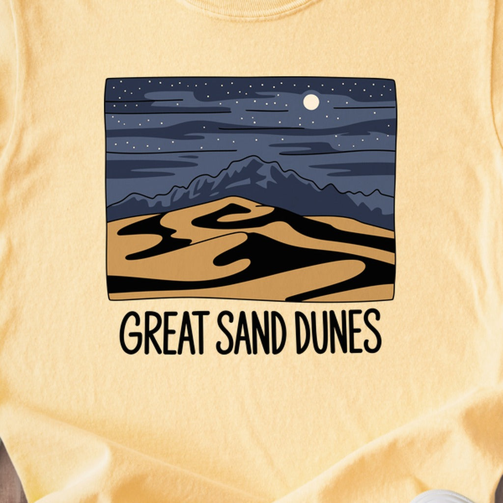 Great Sand Dunes at Night Kids Cotton T-Shirt