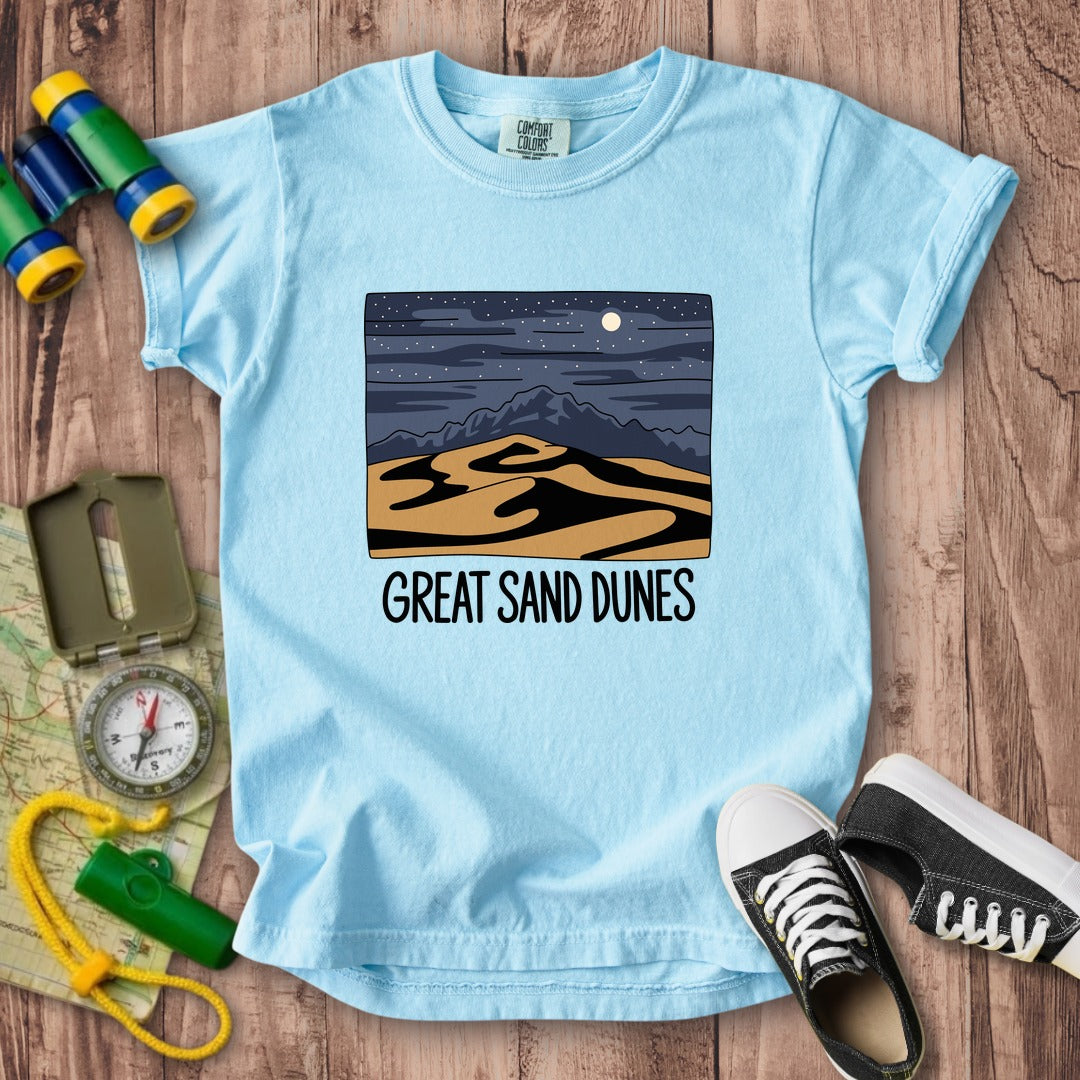 Great Sand Dunes at Night Kids Cotton T-Shirt