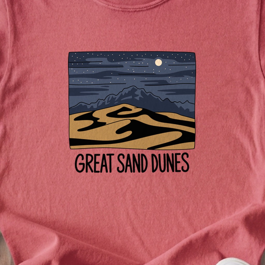 Great Sand Dunes at Night Kids Cotton T-Shirt