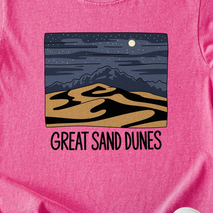 Great Sand Dunes at Night Kids Cotton T-Shirt