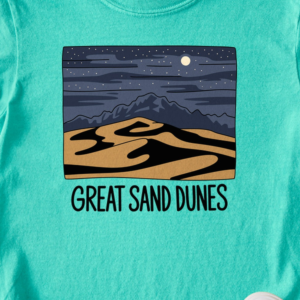Great Sand Dunes at Night Kids Cotton T-Shirt