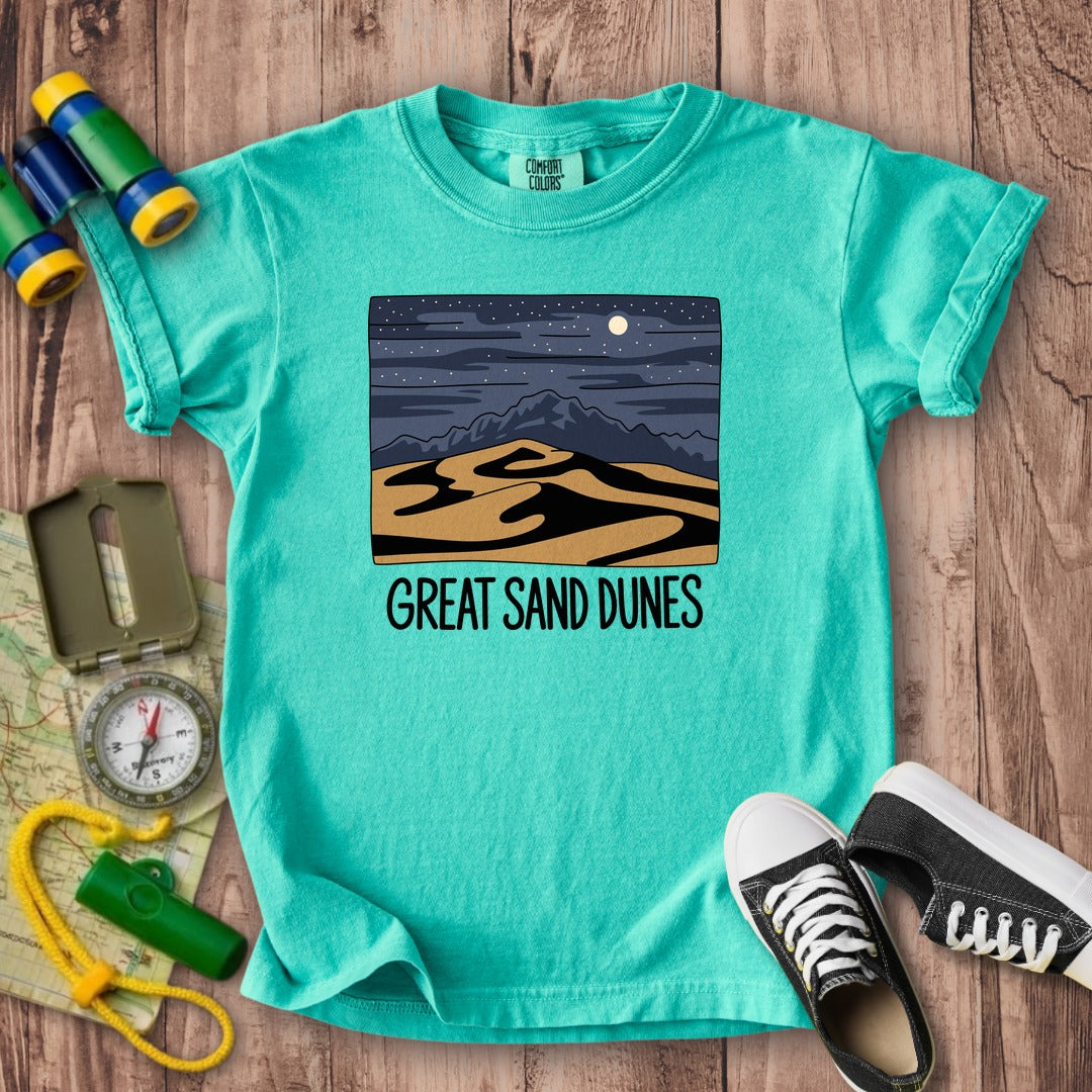 Great Sand Dunes at Night Kids Cotton T-Shirt