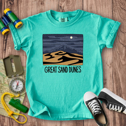 Great Sand Dunes at Night Kids Cotton T-Shirt
