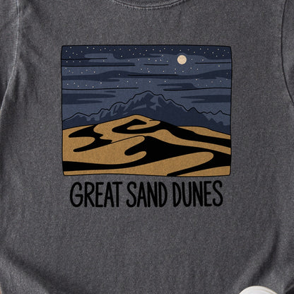 Great Sand Dunes at Night Kids Cotton T-Shirt