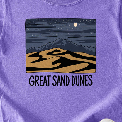 Great Sand Dunes at Night Kids Cotton T-Shirt