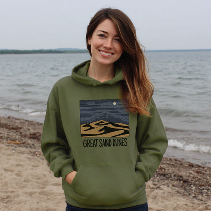 Great Sand Dunes at Night Hoodie