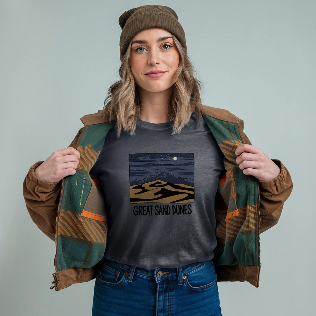 Great Sand Dunes at Night T-Shirt